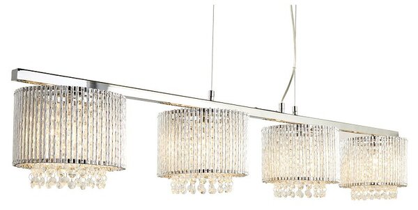 Searchlight 7094-4CC ELISE závesné svietidlo G9 4x7W