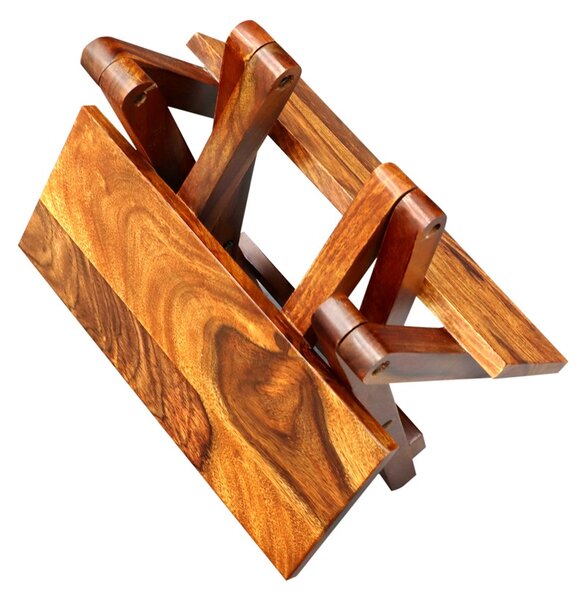 Skladací stolík 30x40x35 indický masív palisander