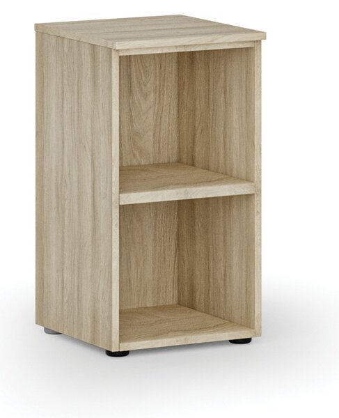 Kancelársky regál PRIMO WOOD, 400 x 420 x 740 mm, dub prírodný