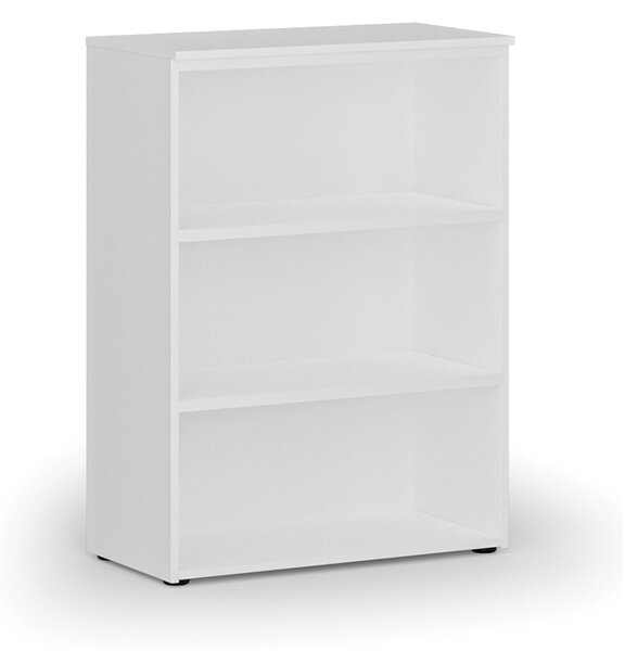 Kancelársky regál PRIMO WHITE, 800 x 420 x 1087 mm, biela