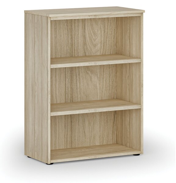 Kancelársky regál PRIMO WOOD, 800 x 420 x 1087 mm, dub prírodný