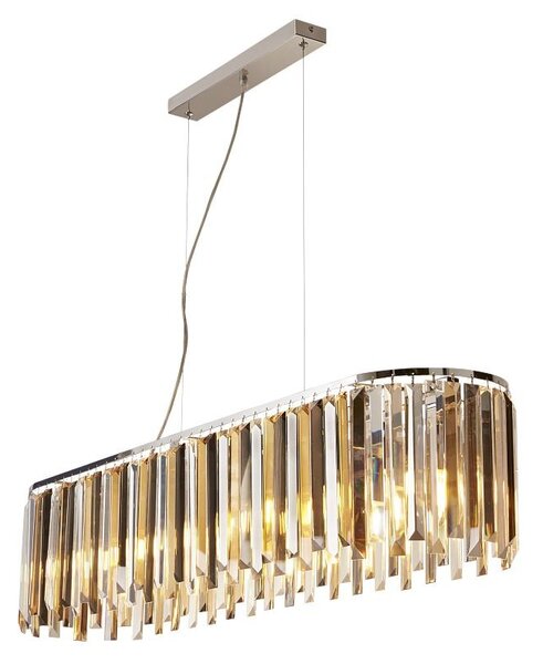 Searchlight 9838-8CC Clarissa stropné krištáľové svietidlo E14 8 x 40W
