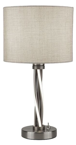 Searchlight EU7564SS Vegas stolná lampa E27 1 x 60W