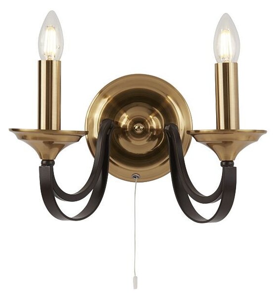 Searchlight 1842-2BZ Belfry nástenné svietidlo E14 2 x 40W