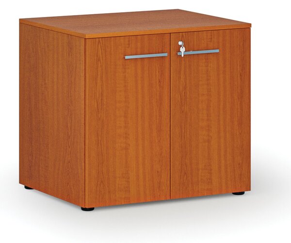 Kancelárska skriňa s dverami PRIMO WOOD, 800 x 640 x 735 mm, čerešňa
