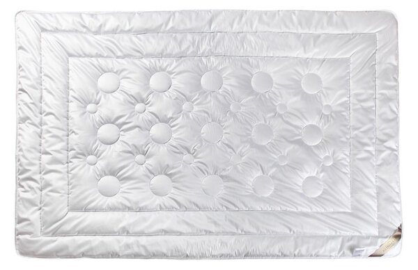 Klinman Prikrývka zo 100% bavlneného saténu Vankúš s vláknami z eukalyptového dreva KLINMAM HOME ELEGANCE AERELLE Veľkosť: letná - 135 x 200 cm