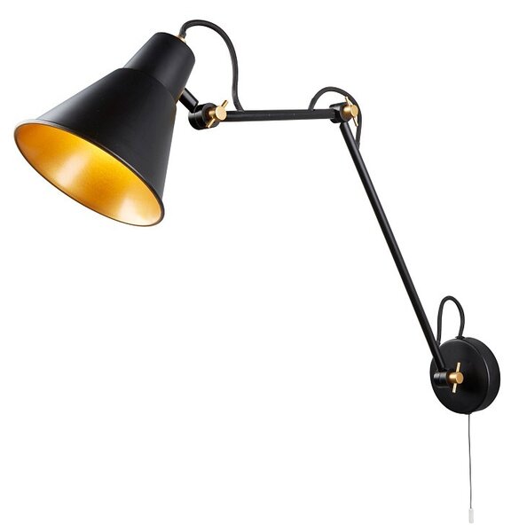 Searchlight 7403BK WALL nástenné svietidlo E27 1x10W