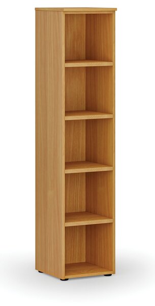 Kancelársky regál PRIMO WOOD, 400 x 420 x 1781 mm, buk