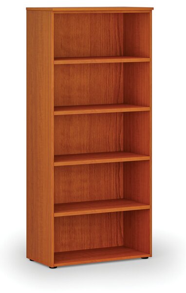 Kancelársky regál PRIMO WOOD, 800 x 420 x 1781 mm, čerešňa