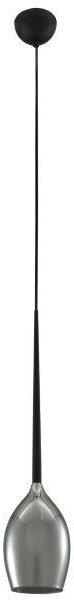 Azzardo AZ2936 stropné závesné svietidlo Izza 1x50W | E14 | IP20 - dymové sklo