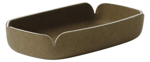 Muuto Kôš Restore Tray 28x15, brown green