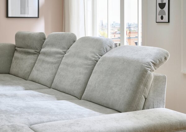 SEDACIA SÚPRAVA, textil, strieborná Beldomo Style - Sedačky