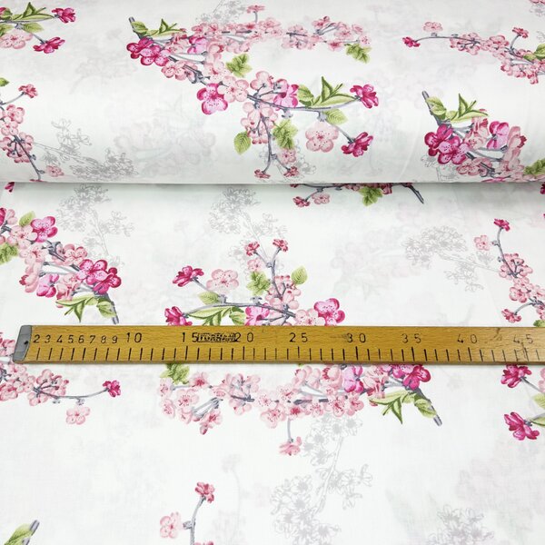 Ervi Bavlnená látka/plátno š.240cm - Očarujúce kvietky - 29108-30, metráž