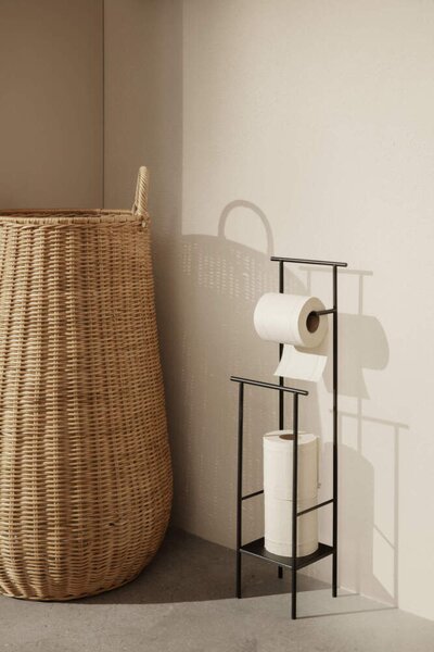 Ferm Living Stojan na toaletný papier Dora Toilet Paper Stand, black