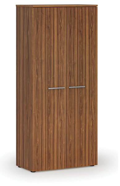 Šatníková skriňa s výsuvom PRIMO WOOD, 800 x 420 x 1781 mm, orech