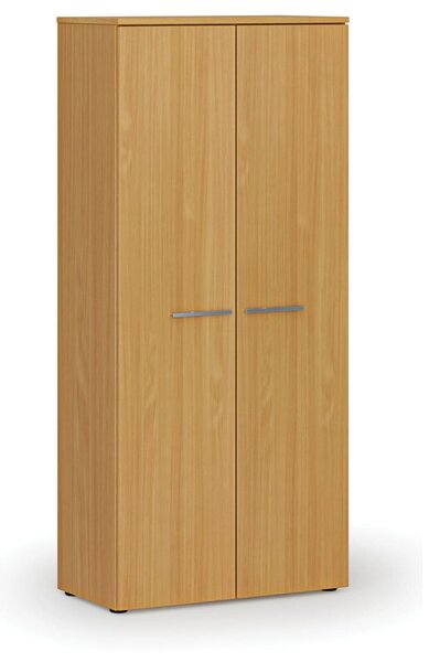 Šatníková skriňa s výsuvom PRIMO WOOD, 800 x 420 x 1781 mm, buk