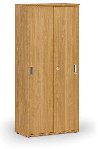 Skriňa so zasúvacími dverami PRIMO WOOD, 800 x 420 x 1781 mm, buk