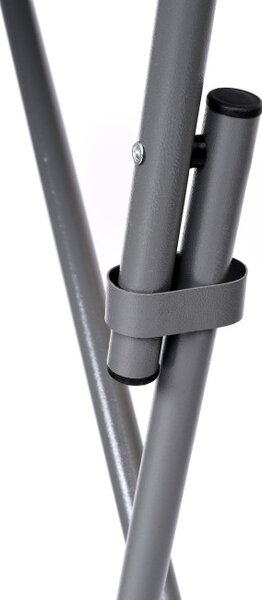 Skladací stolík GALA 80 cm čierny