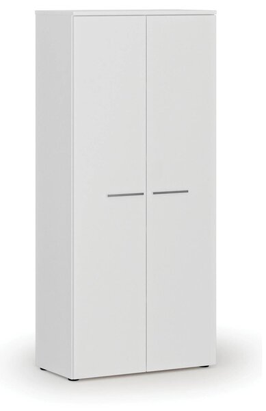 Šatníková skriňa s výsuvom PRIMO WHITE, 800 x 420 x 1781 mm, biela