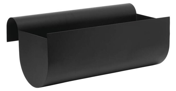 Ferm Living Závesný truhlík Uma Balcony Box Medium, black