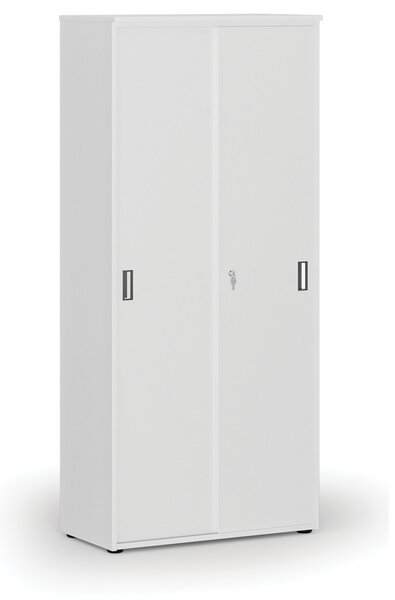 Skriňa so zasúvacími dverami PRIMO WHITE, 800 x 420 x 1781 mm, biela