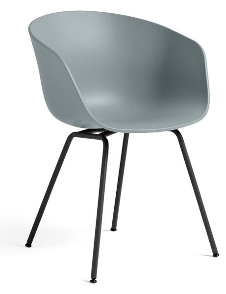HAY Stolička AAC 26 Black Powder Coated Steel, dusty blue 2.0
