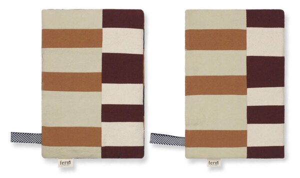 Ferm Living Kuchynské chňapky Section Pot Holder 2ks, patchwork