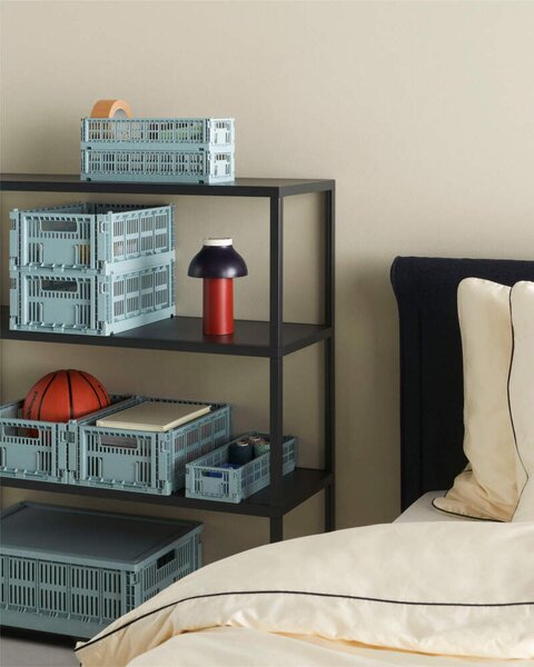 HAY Úložný box Colour Crate Mini set 2ks, dusty blue