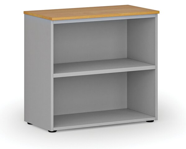 Kancelársky regál PRIMO GRAY, 800 x 420 x 740 mm, sivá/buk