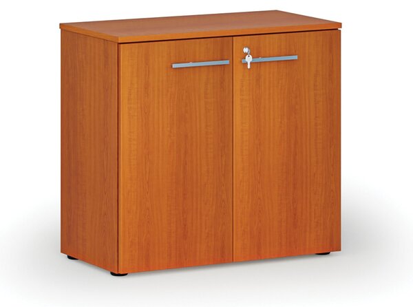 Kancelárska skriňa s dverami PRIMO WOOD, 800 x 420 x 740 mm, čerešňa
