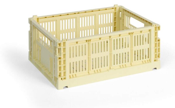 HAY Úložný box Colour Crate Medium, light yellow