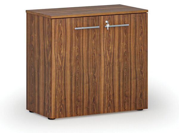 Kancelárska skriňa s dverami PRIMO WOOD, 800 x 420 x 740 mm, orech