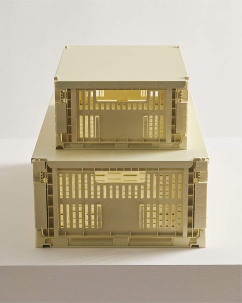 HAY Úložný box Colour Crate Large, light yellow