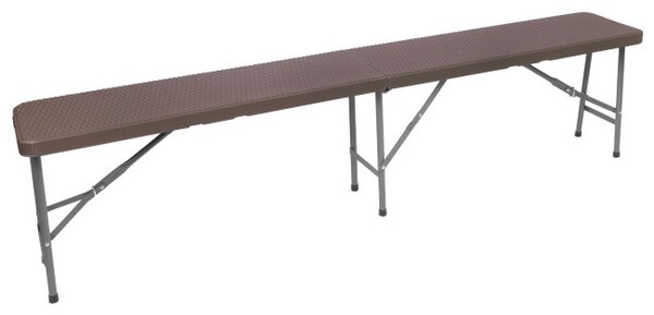 Záhradná lavica RATTAN hnedá