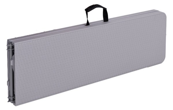 Záhradná lavica RATTAN sivá