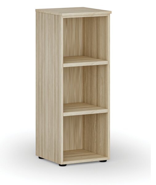 Kancelársky regál PRIMO WOOD, 400 x 420 x 1087 mm, dub prírodný