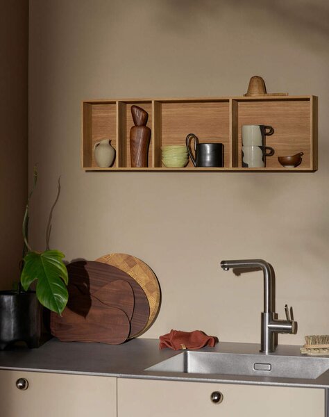 Ferm Living Sada 3 dosiek Cairn, dark brown