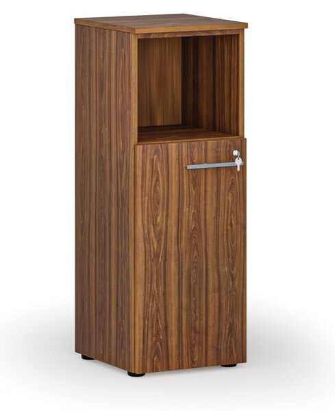 Kombinovaná kancelárska skriňa PRIMO WOOD, 400 x 420 x 1087 mm, orech