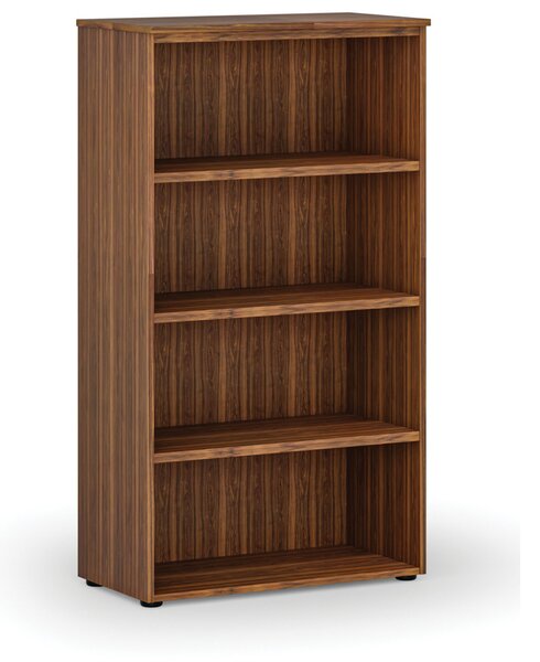 Kancelársky regál PRIMO WOOD, 800 x 420 x 1434 mm, orech