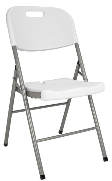 Rozkladacia stolička WHITE biela