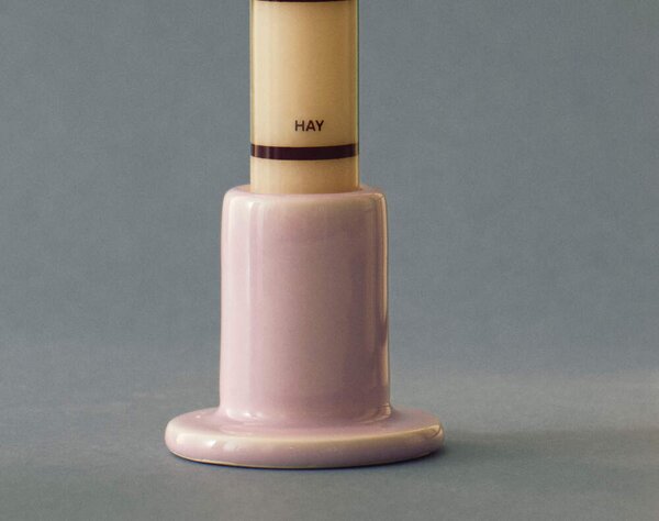 HAY Svietnik Tube Small, pale pink