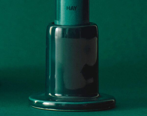 HAY Svietnik Tube Small, dark green
