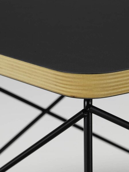 Vitra Occasional Table LTR HPL, black / basic dark