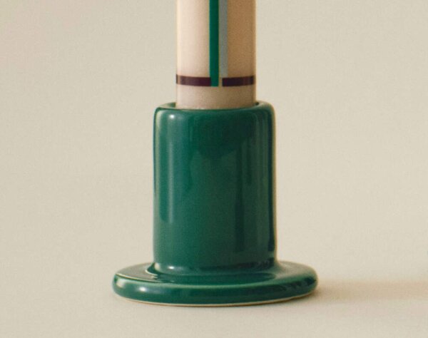 HAY Svietnik Tube Small, green