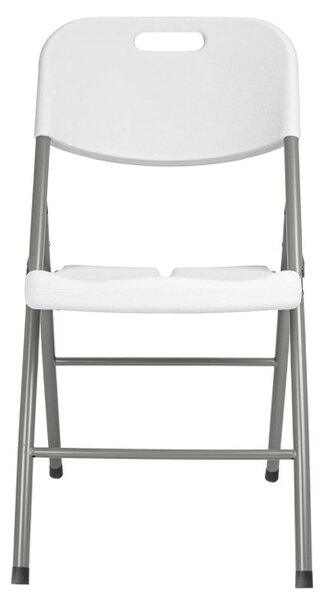 Rozkladacia stolička WHITE biela