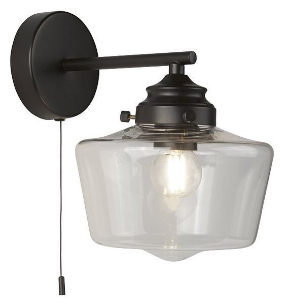 Searchlight 8708-1BK School House nástenné svietidlo E27 1 x 40W