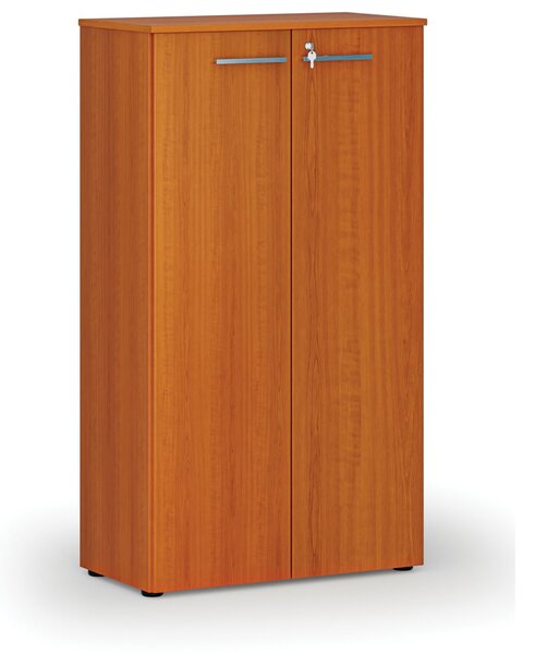 Kancelárska skriňa s dverami PRIMO WOOD, 800 x 420 x 1434 mm, čerešňa