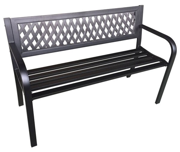 Záhradná lavica KALIA čierna