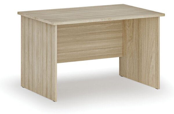 Kancelársky písací stôl PRIMO WOOD, 120x80 cm, dub prírodný