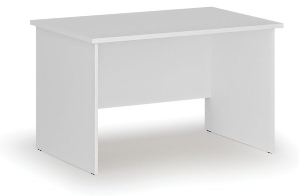 Kancelársky písací stôl PRIMO WHITE, 120x80 cm, biela
